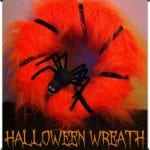 How to make a fun Halloween spider web wreath