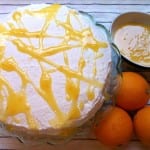 Recipe for St Clements Angel Food Cake with Orange Curd