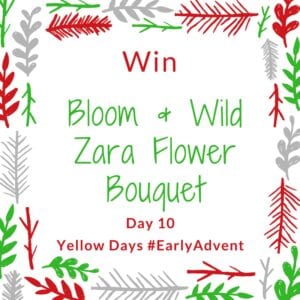 win a bloom and wild zara flower bouquet