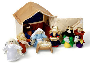5 lovely children's nativity set and the chance to win an Oskar & Ellen Nativity Set to add to your decorations in time for Christmas.
