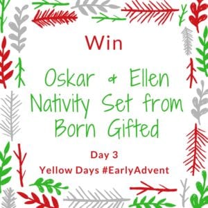 Win a child friendly Oskar & Ellen Nativity Set from Born Gifted