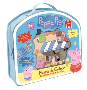 Peppa pig Puzzle and colour set