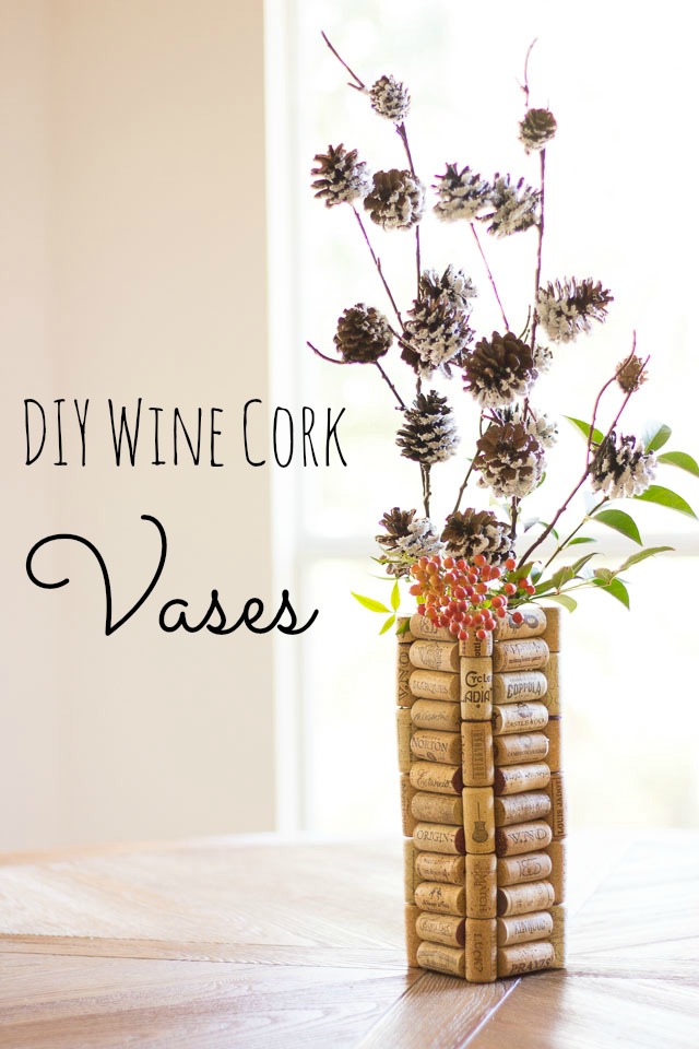 DIY Cork vase