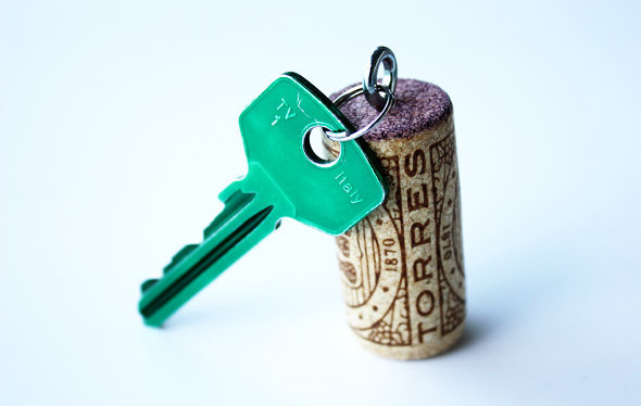 Cork crafts - Key chain