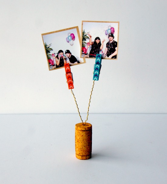 Cork Crafts - Photo holder
