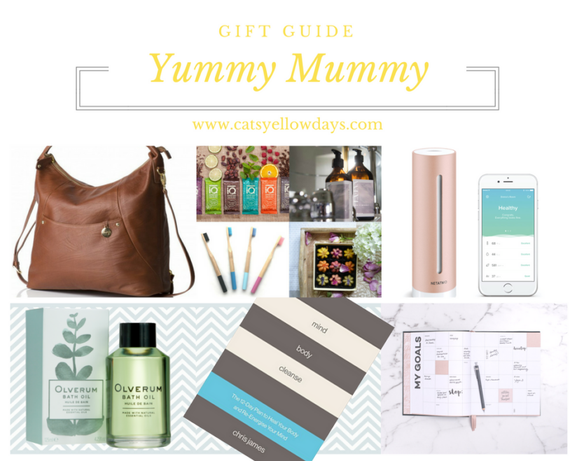 Yummy Mummy Gifts - Including great new mum gifts for Mummy's first Christmas like the perfect Yummy Mummy changing bag