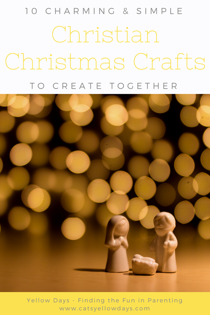 Christian Christmas Crafts - a collection of my 10 favourite religious Christmas crafts for kids