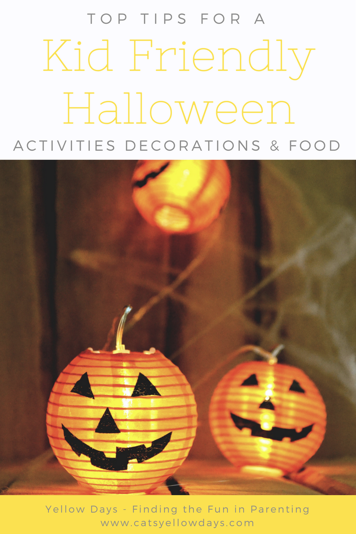 My round up of kid friendly Halloween activities, decorations and food