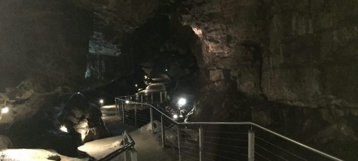 visiting Pooles cavern